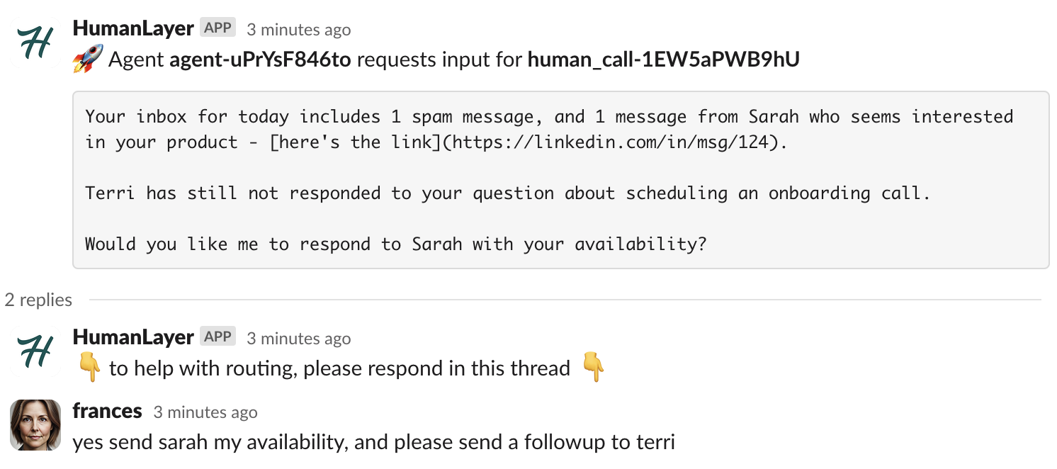 Human as Tool in Slack